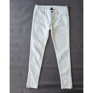 Genetic Denim Recessive Gene White Skinny Jeans sz 27